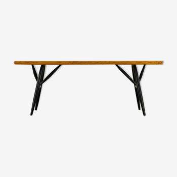 Pirkka Bench by Ilmari Tapiovaara for Laukaan Puu, 1955