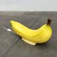 Postmodern banana floor lamp by Heico, 1980s.