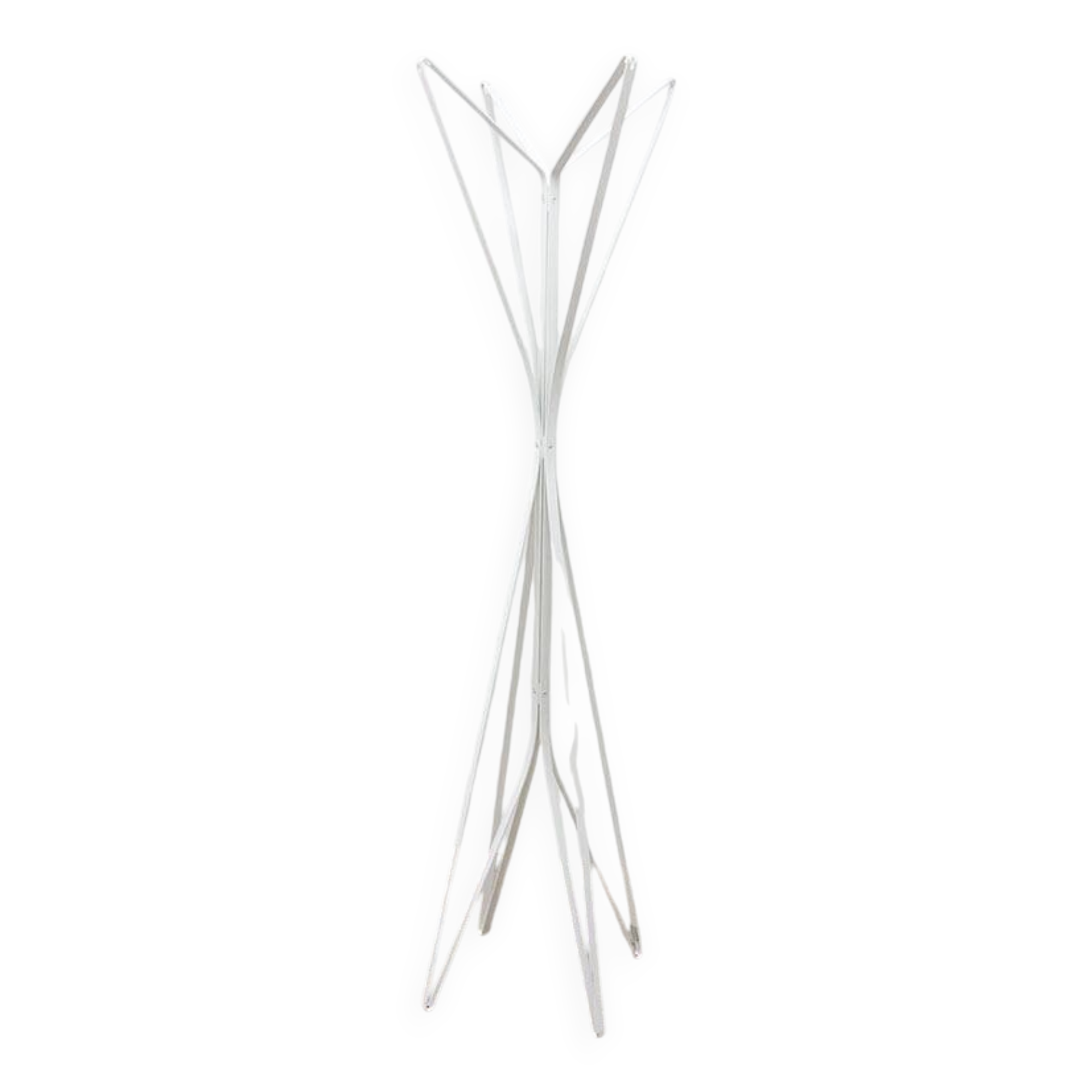 Aster white metal coat rack by Zanotta