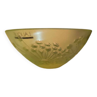 green Lalique tealight holder