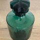 Art Deco glass bottle flask