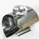 Space Age wall light in chrome metal – 1970s – OXAR style
