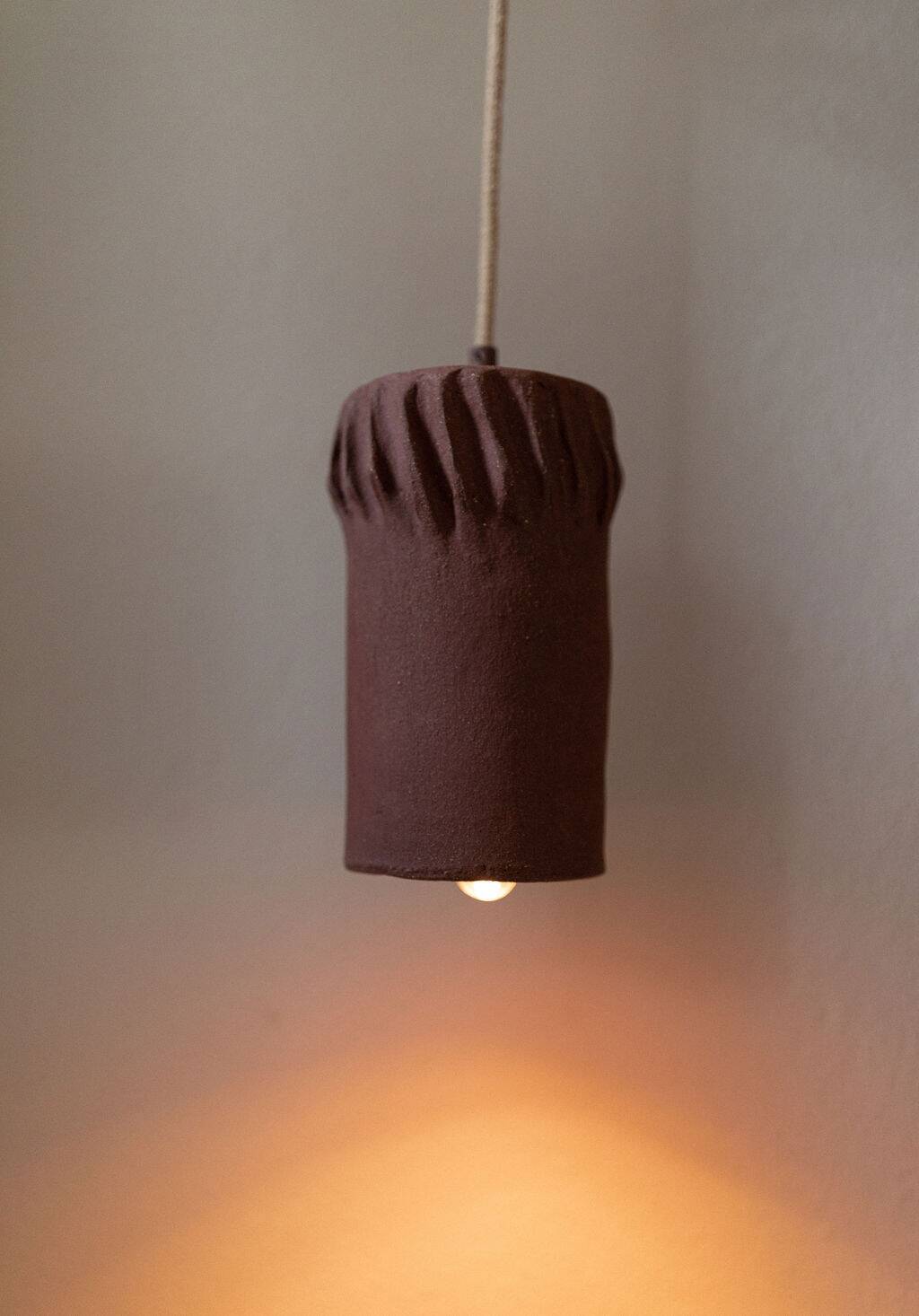 Dani - wall suspension - "block" coat hook - by Léa Munsch