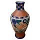 Glazed earthenware vase from the Art Deco period