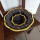 HB Quimper ceramic fruit bowl with beaded decoration