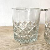 Glass ice buckets