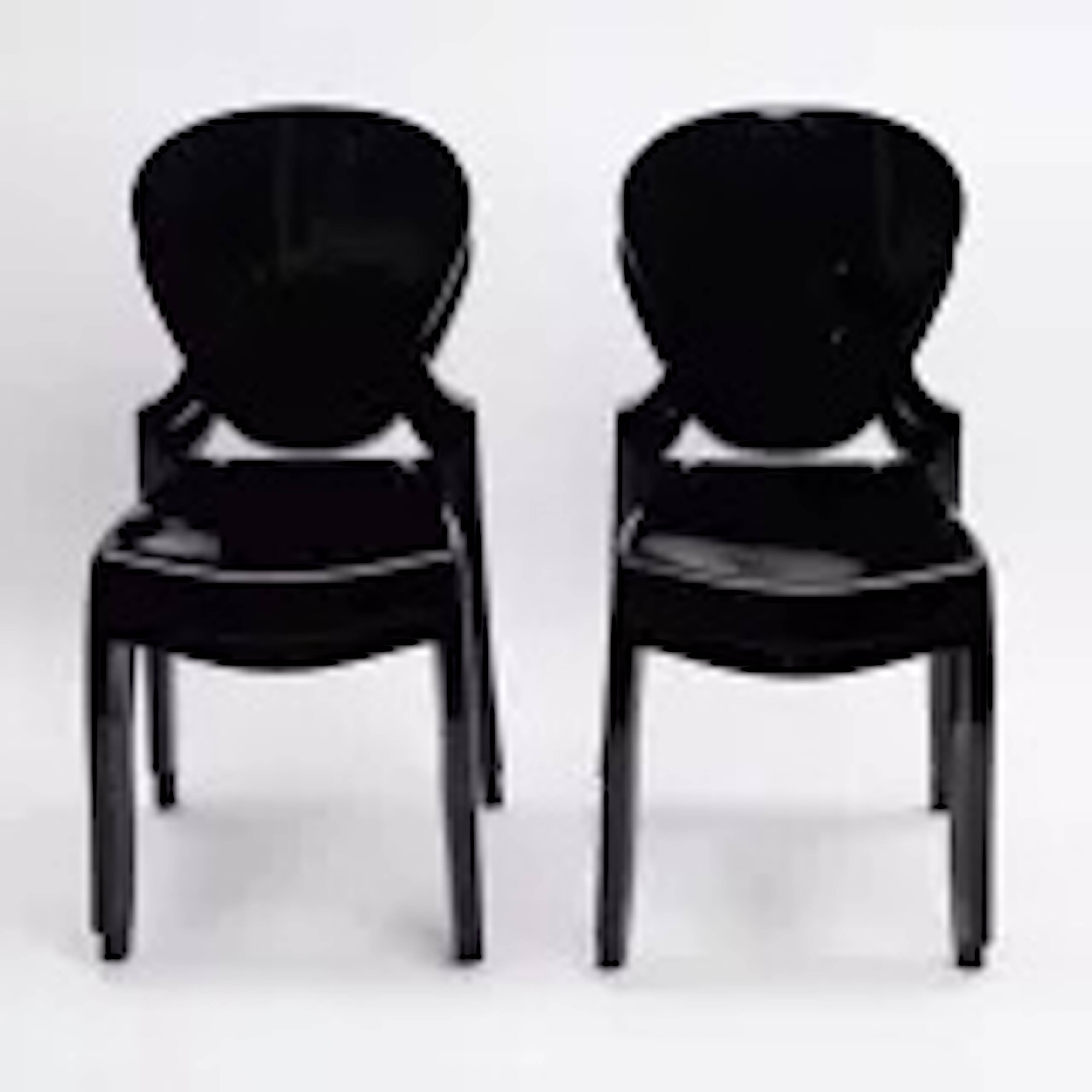 Set of 4 “Queen” designer chairs by Claudio Dondoli & Marco Pocci – Italy