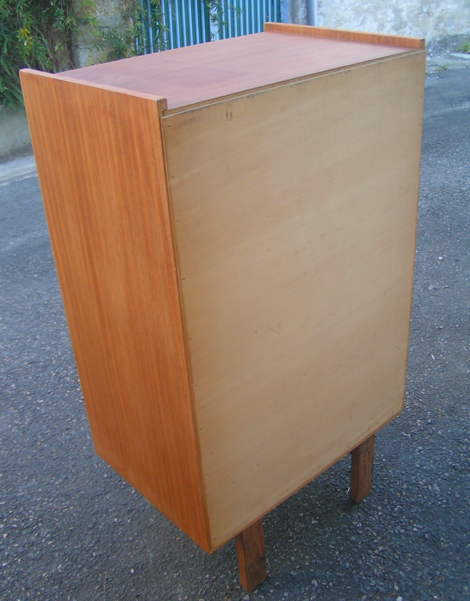Wardrobe oak 5 drawers 60s