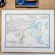 Asia Minor, old map, printed in 1852.