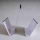 Metal magazine holder by Pete Sans for NRO
