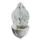 Bénitier en porcelaine « calice » fin XIXème