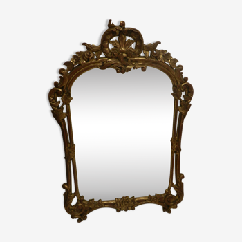 Louis XV-style mirror with parcloses 70x105cm