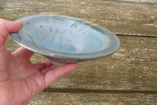 Signed vintage 1970 French cup blue