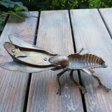 Brass fly ashtray