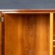 Vintage 20thc italian dry bar cabinet with 'woven' front decor on stand