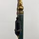 Art Deco brass floor lamp with adjustable height