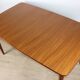 Table de repas extensible vintage en teck – années 60