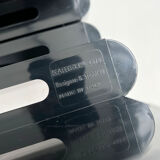 Black magazine rack by Giotto Stoppino for Kartell, 1970