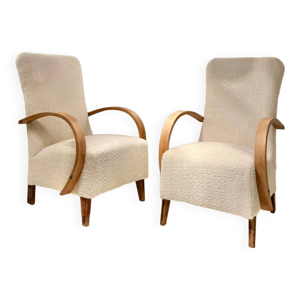 Paire de fauteuils style moderniste, art deco