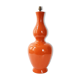 Vintage lamp foot 1960 ceramic orange