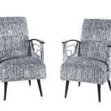 Ensemble de 2 fauteuils de cavalerie vintage, 1970
