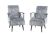 Ensemble de 2 fauteuils de cavalerie vintage, 1970
