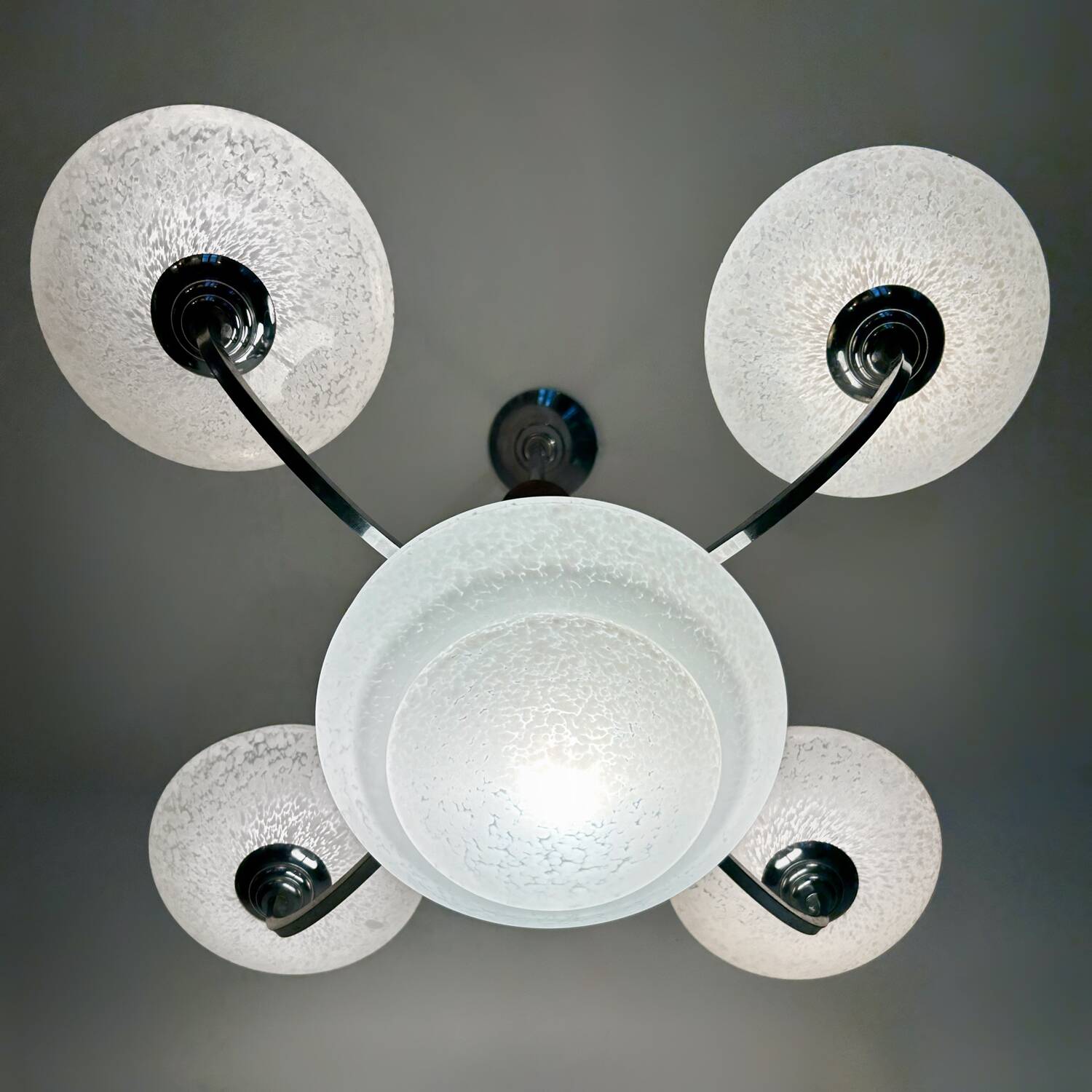Art Deco bistro chandelier