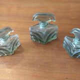 Trio of art deco bottles