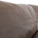 Foster & Partners ‘Still Sdc250’ curved sofa in brown leather for Molteni & C