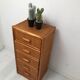 Commode en bambou vintage des années 60-70
