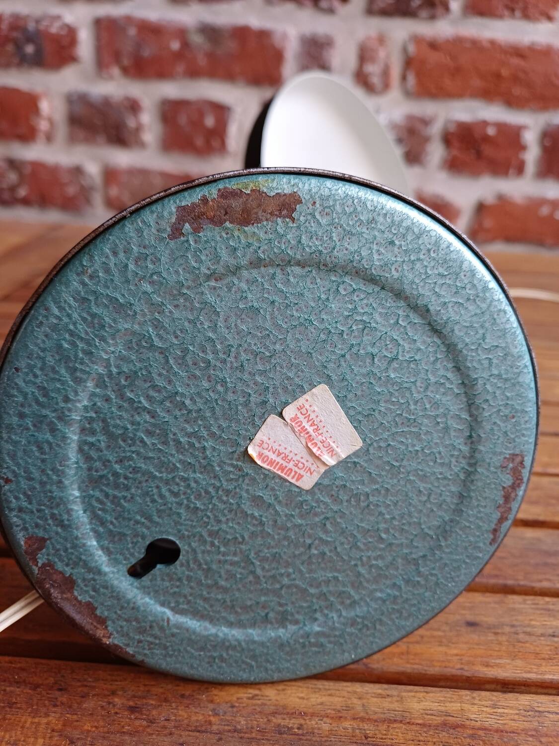 Aluminor black desk lamp 60's