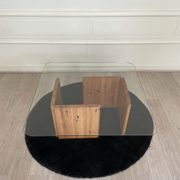 Coffee table "lagun", square model, sweden, ikea 1980