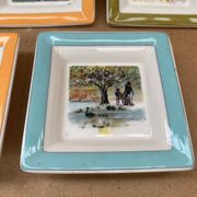 Series 5 pocket trays villeroy & boch relais château 2000 vintage porcelain