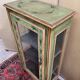 Venetian showcase in painted wood