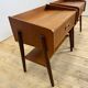 Paire de tables de chevet en teck danois, années 1960