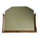 Miroir Art déco en bois doré 74x61