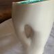 Two-Tone Matte Ceramic Pitcher / Organic Glazed Vintage G. Jouve P.