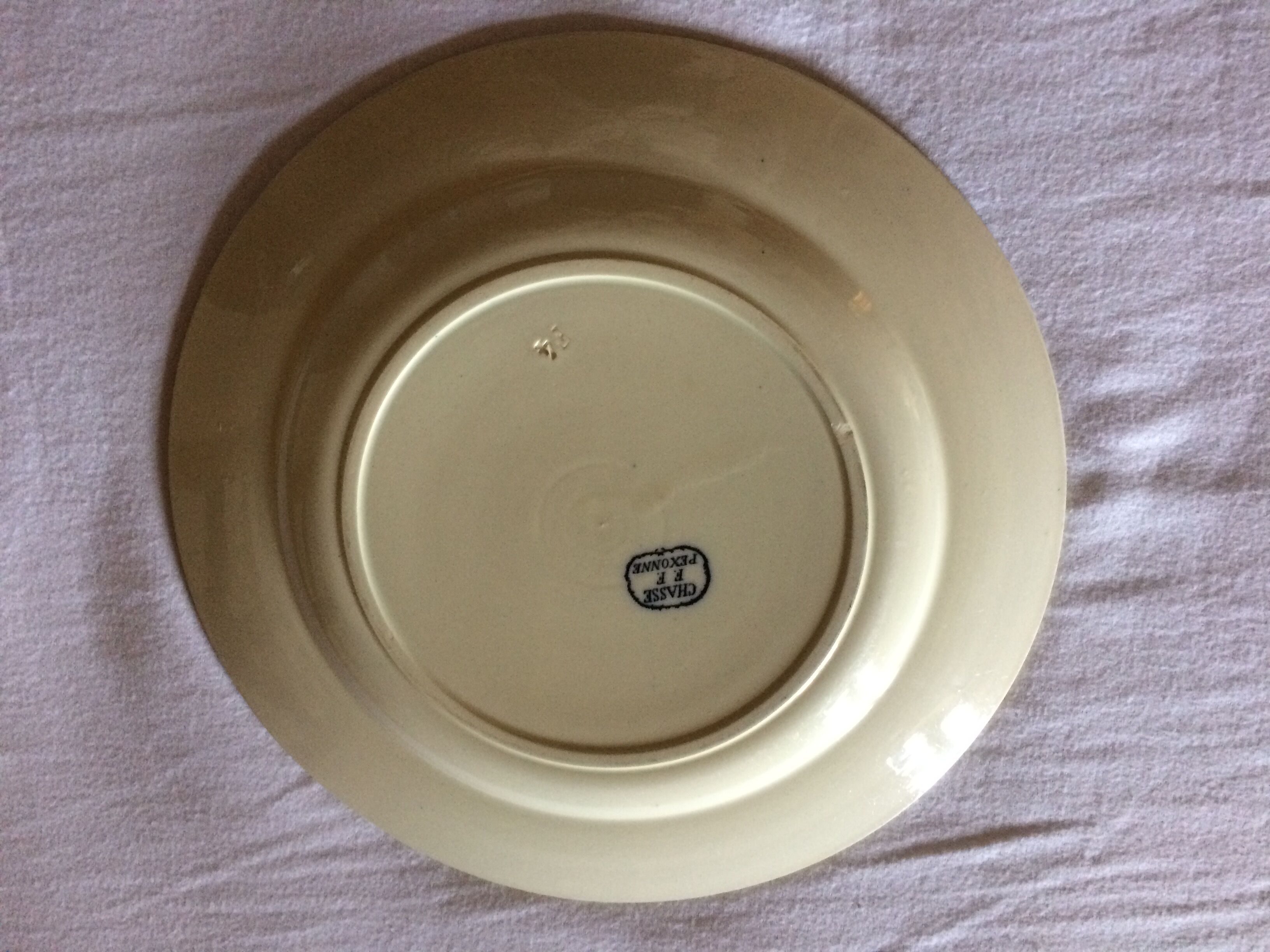 Lorraine F.F Pexonne earthenware dish