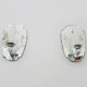 Pair of antique Venetian mirrored wall sconces