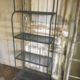 Metal garden shelf