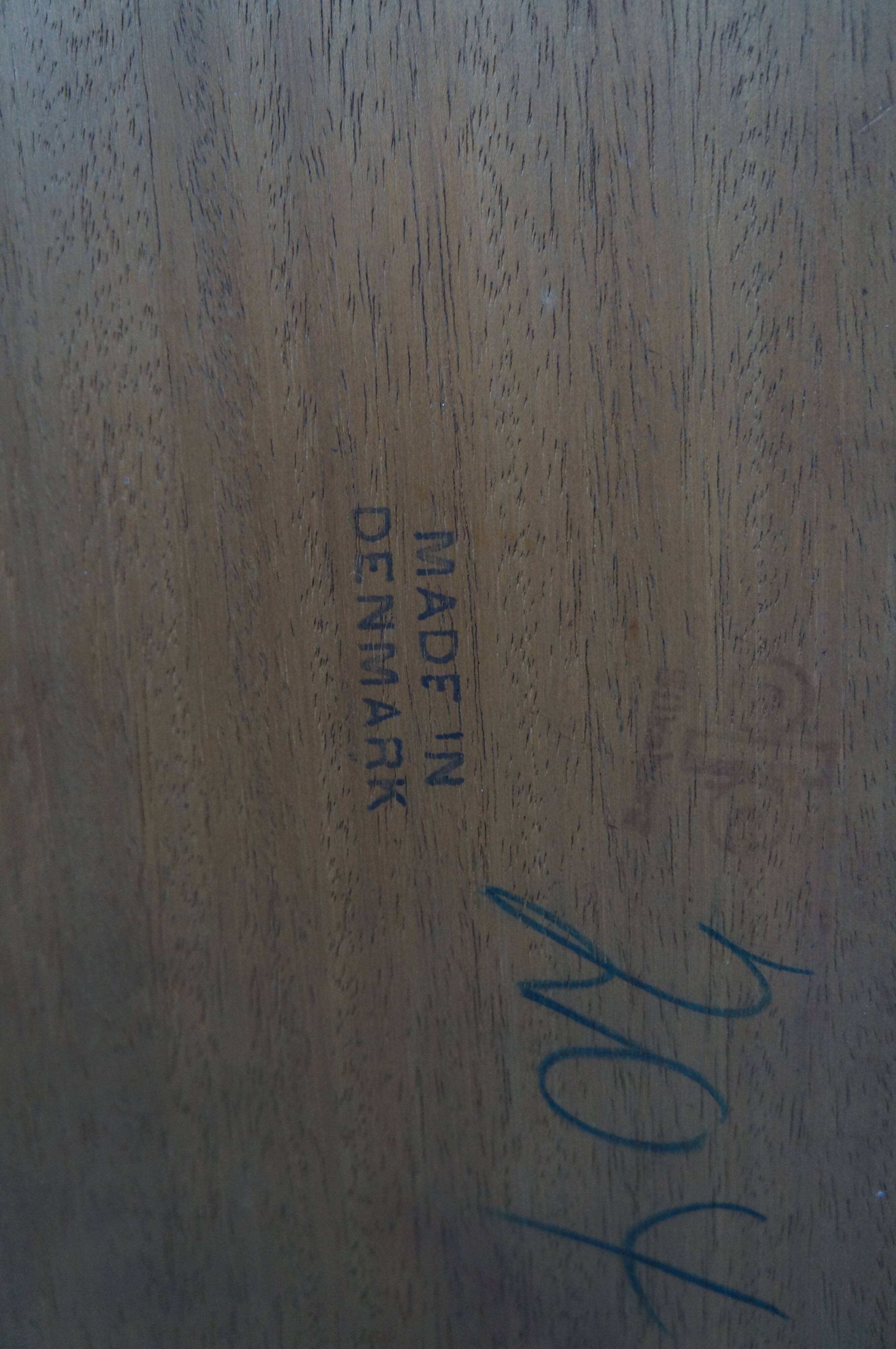 Vintage teak serving trolley Johannes Andersen 1960
