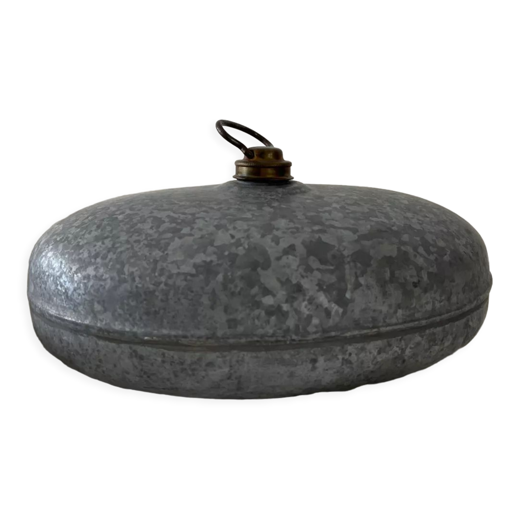 Galvanized steel hot water bottle