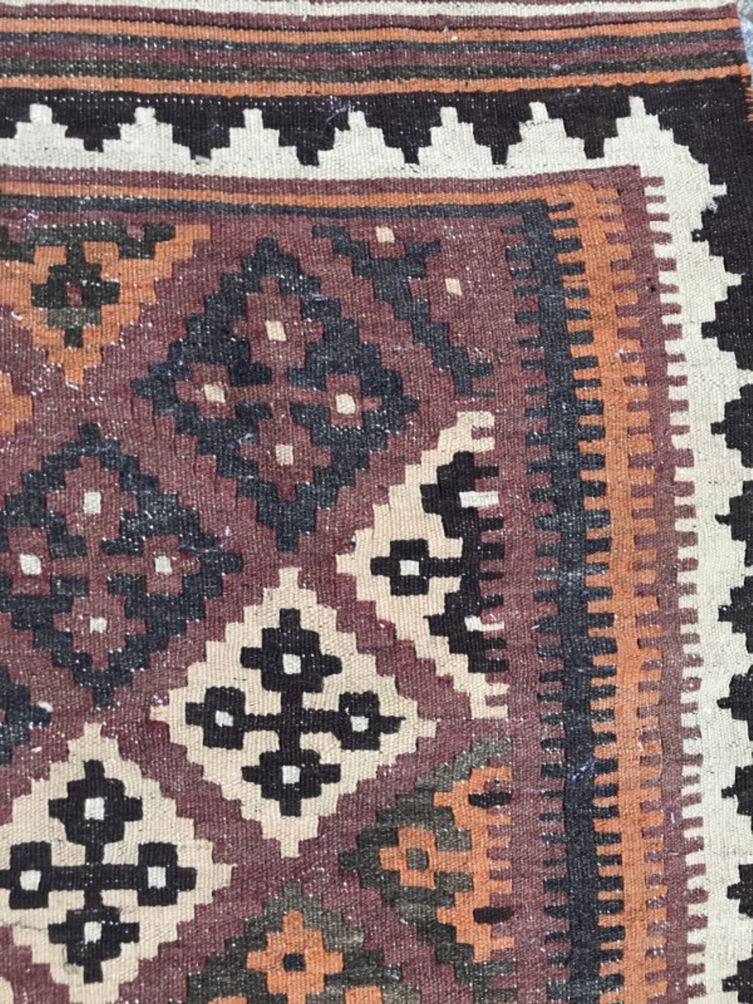 Kilim persian ghashghai woven hand 131 x 246 cm