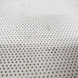 White metal perforated serving plate, attrb. to Matthieu Mategot, 1960's