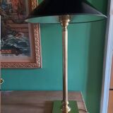 Large golden brass lamp neo classic style