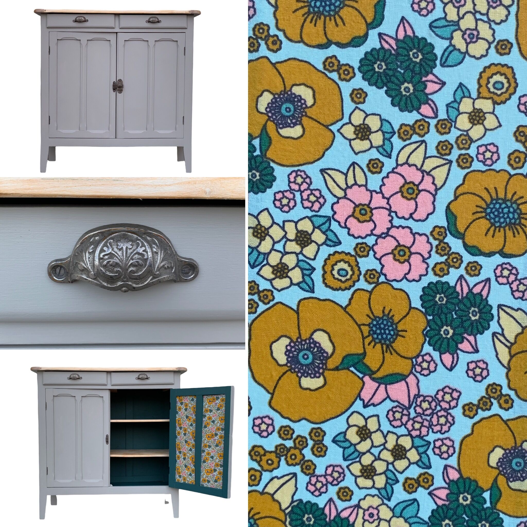 Vintage Parisian buffet 100x100