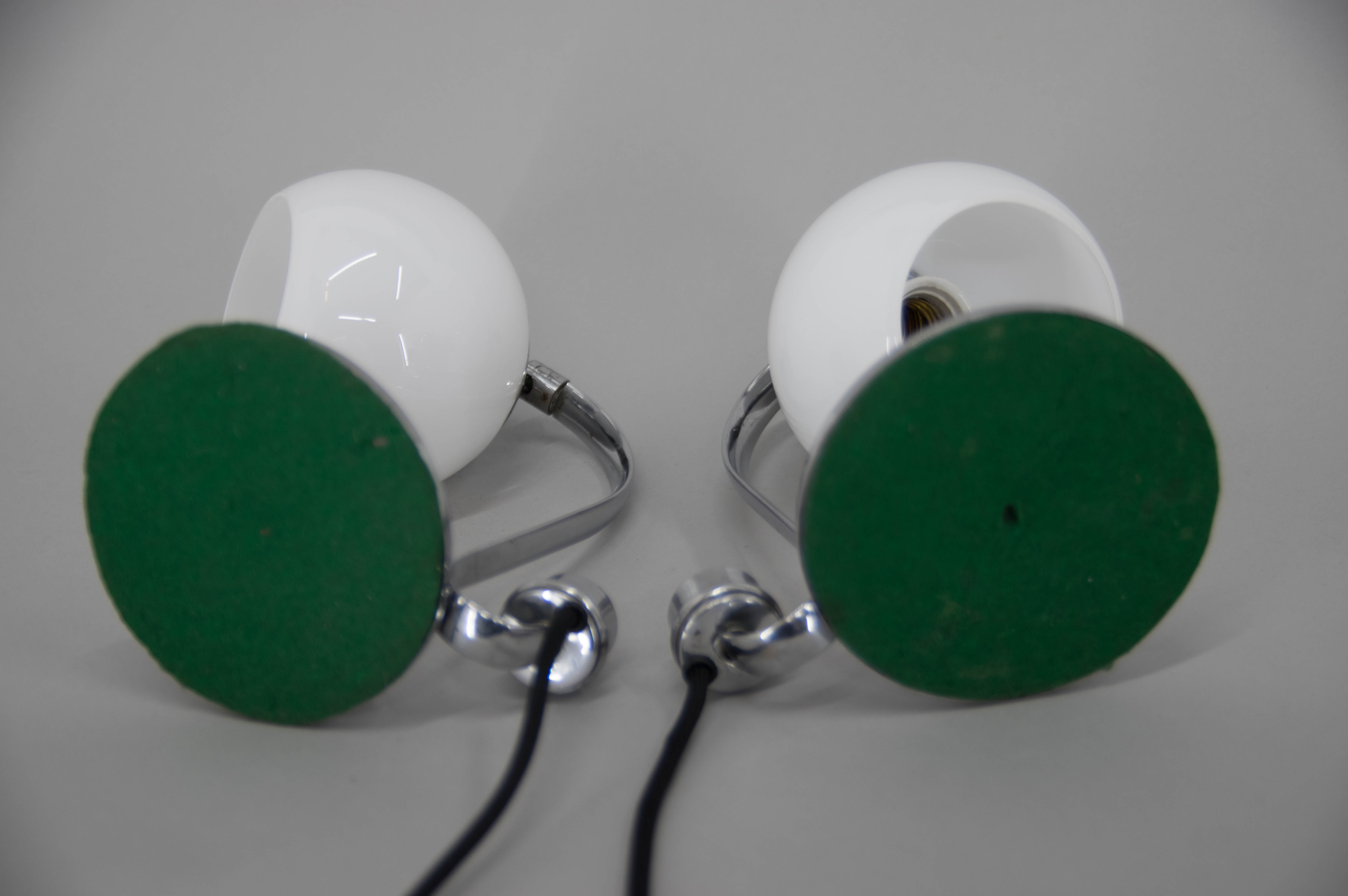 Set of two art deco table lamps, 1930s