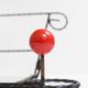 Black iron coat rack with mirror 1950s