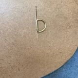 Urdu oval mirror solid brass