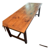 Table de ferme avec 2 tiroirs